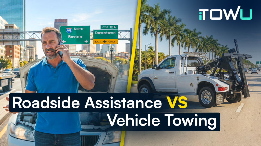 Roadside Assistance vs Towing